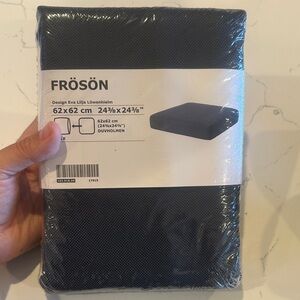 NEW IKEA Froson Cushion Cover 103.918.09 Navy Blue Sz 24 3/8 x 24 3/8